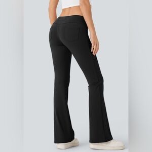 Halara Low Rise Pocket Flare Pants